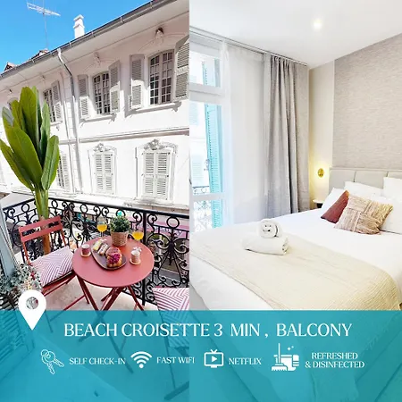 Appartement & Palais - 2 Min Away, Balcony