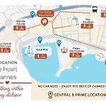 4 Stars 1 Min Palais Croisette شقة *