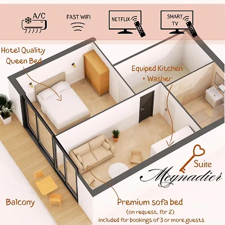 Palais Des Festivals & Croisette 1 Min Апартаменты