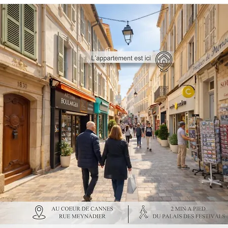 4 Stars 1 Min Palais Croisette Appartement *